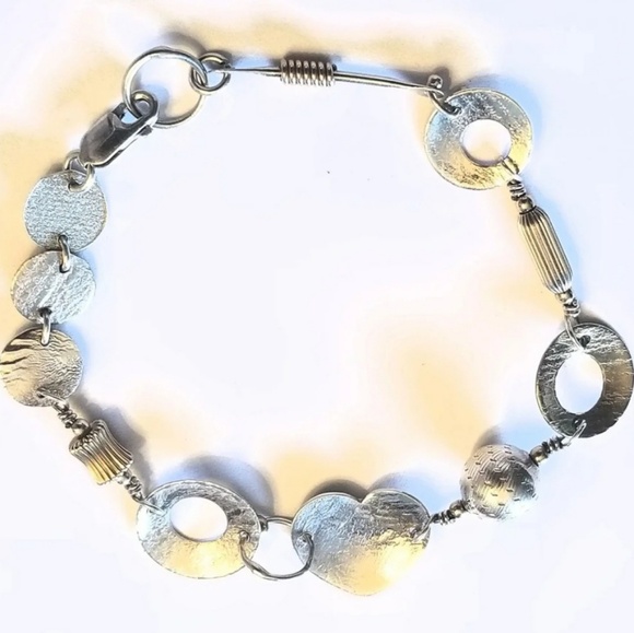 Steam Punk 925 Sterling Silver Bracelet - Picture 2 of 8